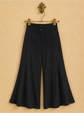 Roni Rabl cropped wide linen palooza pants plus 1X